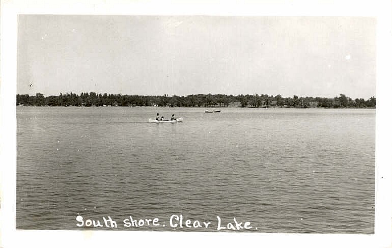 Clear Lake Steuben County Indiana Postcard