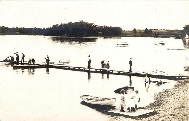 Clear Lake Steuben County Indiana Postcard