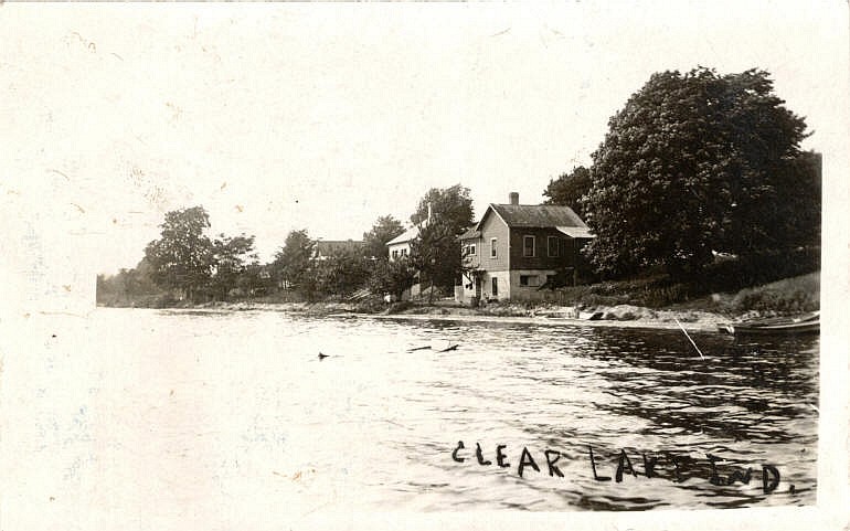 Clear Lake Steuben County Indiana Postcard