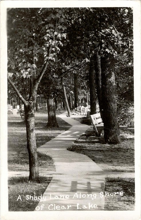 Clear Lake Steuben County Indiana Postcard