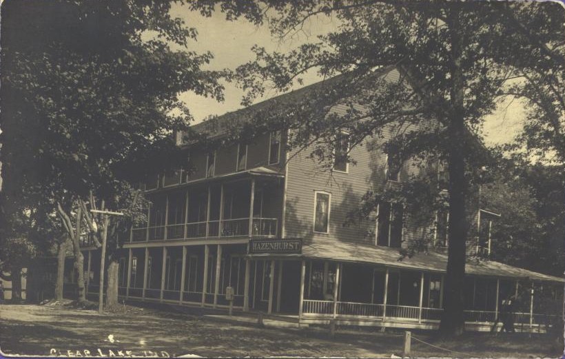 Clear Lake Steuben County Indiana Postcard