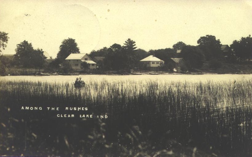 Clear Lake Steuben County Indiana Postcard