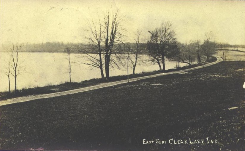 Clear Lake Steuben County Indiana Postcard